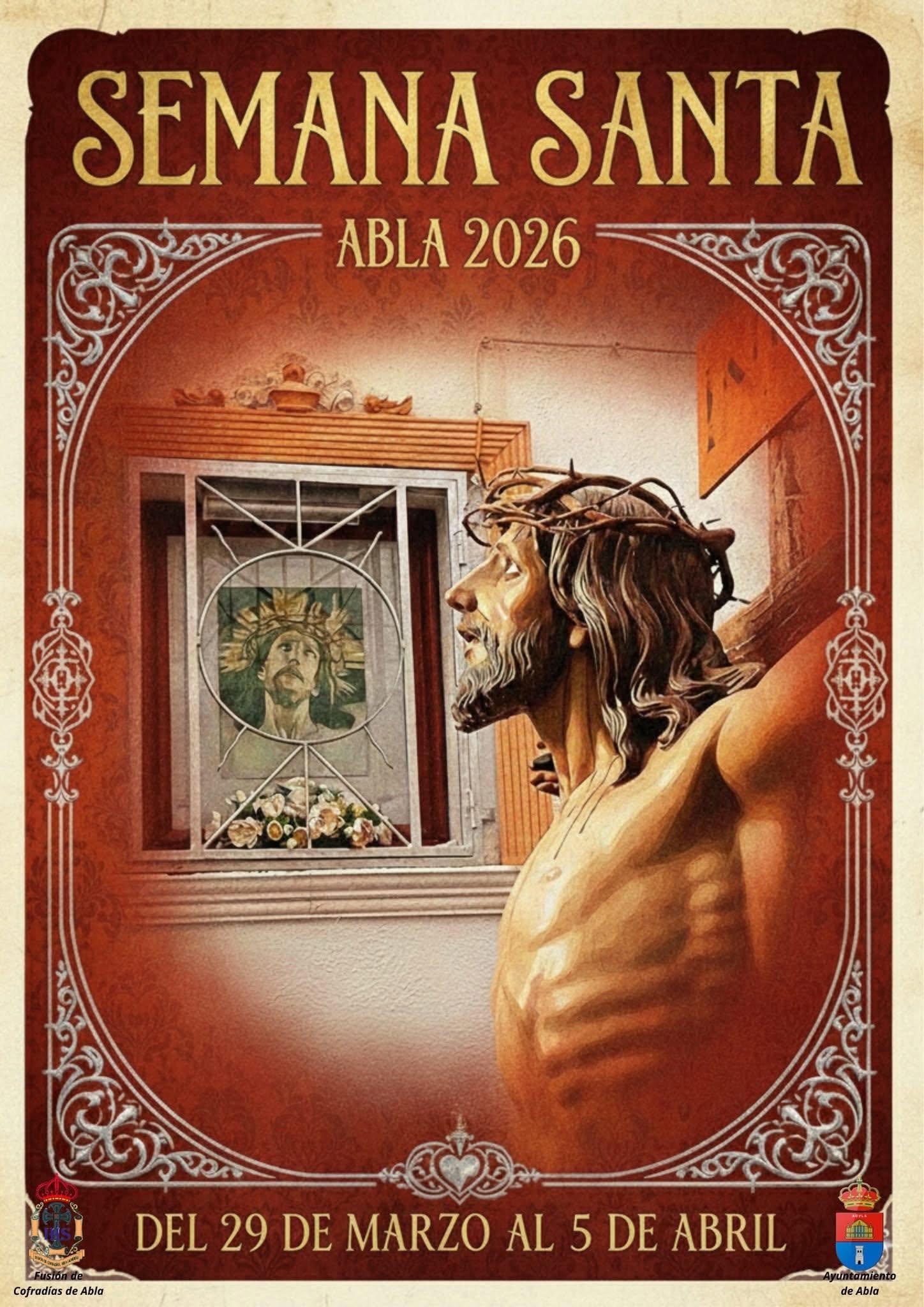 Cartel de Semana Santa en Abla 2026